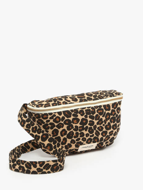 Le Sac Banane Custine Coton Recyclé Rivedroite Bleu forever wild CUSTIFOR vue secondaire 2