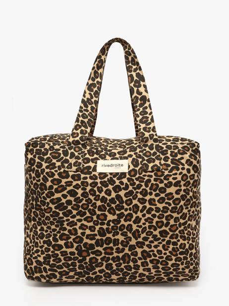Le Sac Porté épaule A4 Célestins Coton Recyclé Rivedroite Bleu forever wild CELESFOR