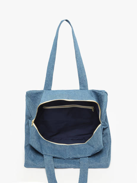 Le Sac Porté épaule A4 Célestins Coton Recyclé Rivedroite Bleu timeless CELESTIM vue secondaire 3