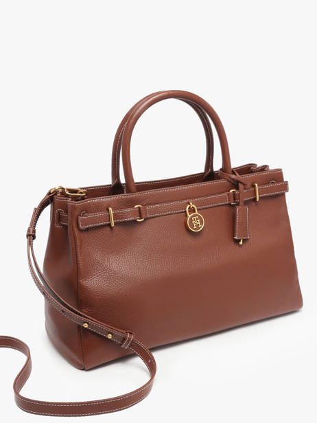 Sac Bandoulière American Icon Cuir Tommy hilfiger Marron american icon AW17925 vue secondaire 1