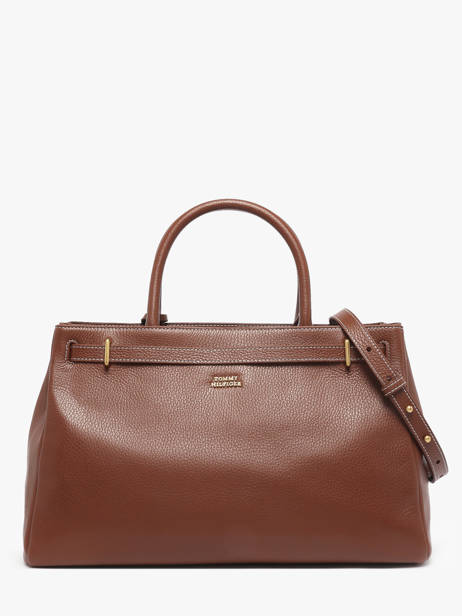 Sac Bandoulière American Icon Cuir Tommy hilfiger Marron american icon AW17925 vue secondaire 3