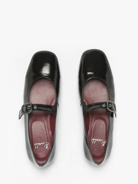 Ballerines En Cuir Aliwell Noir accessoires A2717 vue secondaire 3