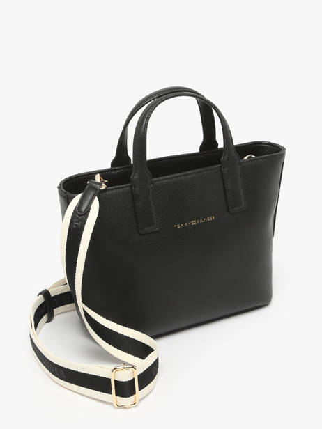 Sac Bandoulière Th Logotape Polyurethane Tommy hilfiger Noir th logotape AW17448 vue secondaire 1