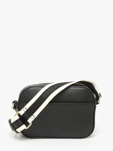 Sac Bandoulière Th Logotape Polyurethane Tommy hilfiger Noir th logotape AW17450 vue secondaire 3