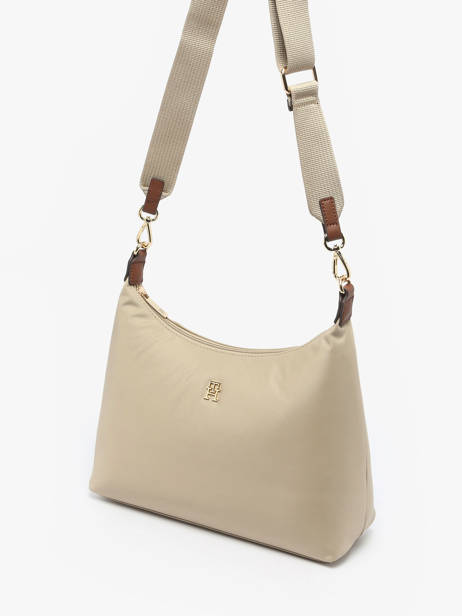 Sac Bandoulière Popette Nylon Tommy hilfiger Beige popette AW17937 vue secondaire 1