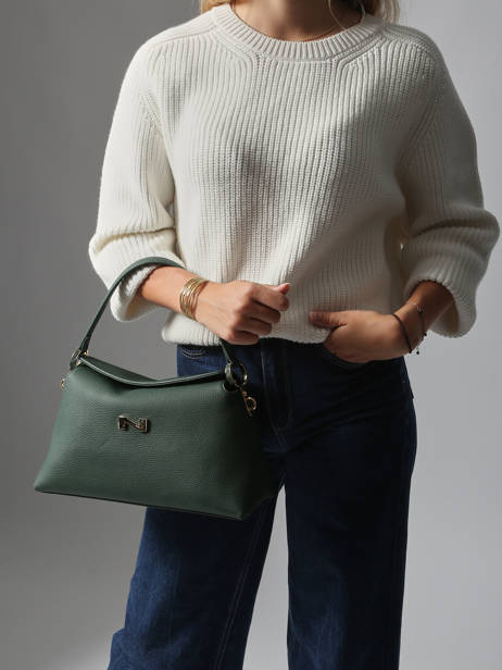 Sac Porté épaule Freesia Cuir Nathan baume Vert eden 4 vue secondaire 1