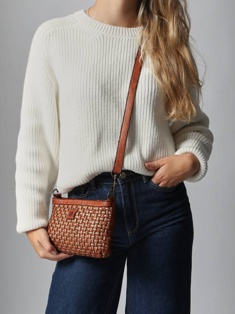 Sac Bandoulière Heritage Cuir Biba Marron heritage KAB9L vue secondaire 1