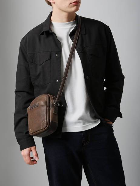 Sac Bandouliere Joseph Cuir Arthur & aston Marron marco 7 vue secondaire 1