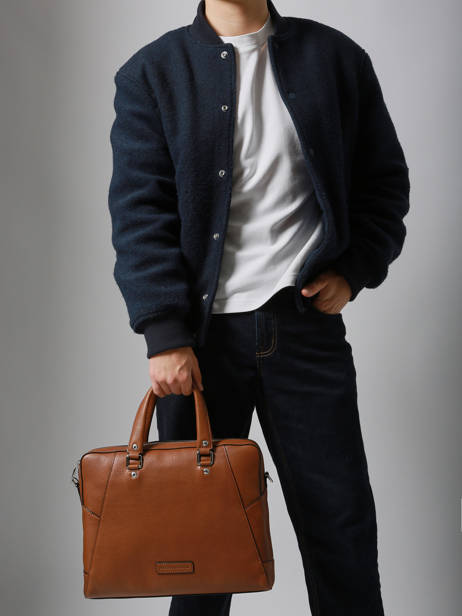 Porte Documents (main) Arthur & aston Marron jose 1 vue secondaire 1