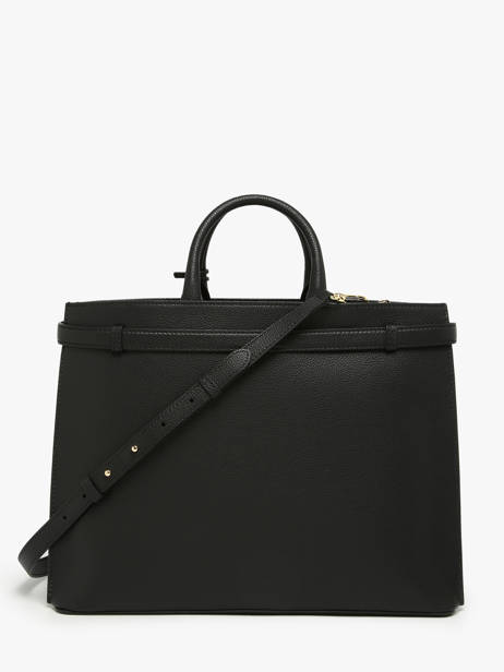 Cabas Faubourg Cuir Lancel Noir faubourg A13792 vue secondaire 3