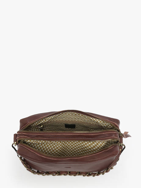 Sac Bandoulière Vintage Cuir Mila louise Beige vintage 23673LC vue secondaire 3