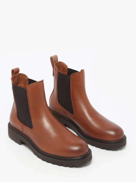 Chelsea Boots En Cuir Tommy hilfiger Marron women 8766BDS vue secondaire 1