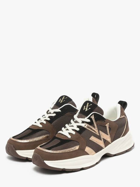 Sneakers Vanessa wu Marron women BK2811CH vue secondaire 1