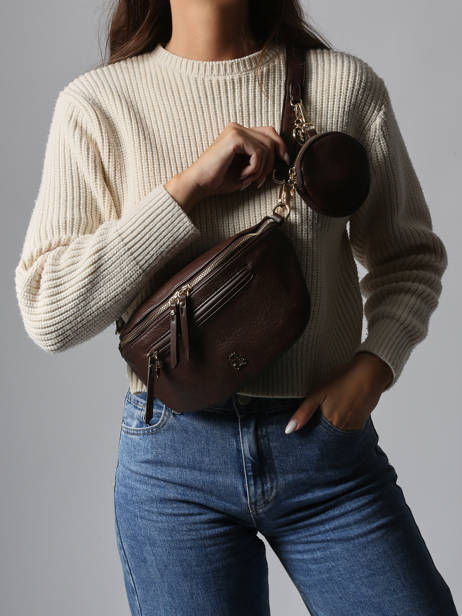 Sac Banane Lulu castagnette Marron zip YSALINE vue secondaire 1