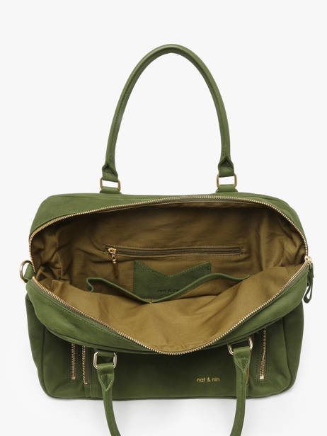 Sac Macy Cuir Nat et nin Vert vintage MACY vue secondaire 3