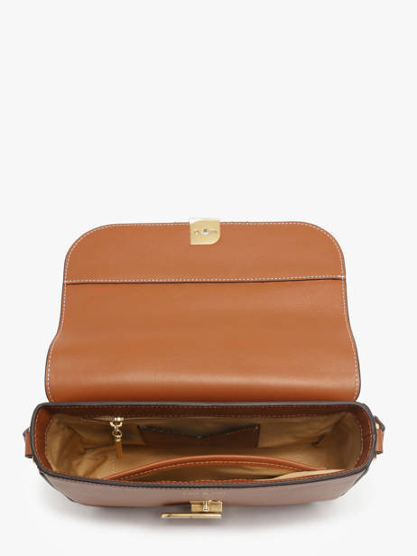 Sac Bandoulière M Alice Cuir Nat et nin Marron vintage M vue secondaire 3