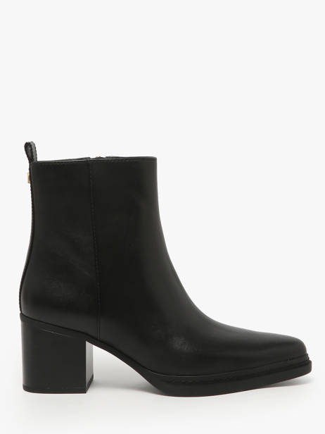 Bottines à Talon En Cuir Michael kors Noir women XME5L001
