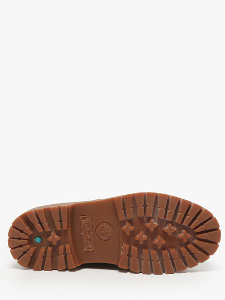 Chaussures Bateau Plateforme En Cuir Timberland Marron women 2QDMD571 vue secondaire 4