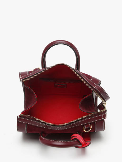 Mini Sac Bowling Bcbg Cuir Daim Lancel Violet bcbg A13692 vue secondaire 3