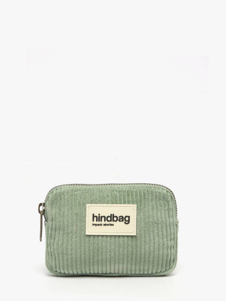 Porte-monnaie Hindbag Vert velours V