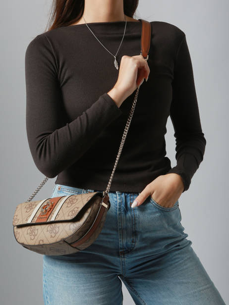 Sac Bandoulière Erenia Guess Marron erenia SO783821 vue secondaire 1