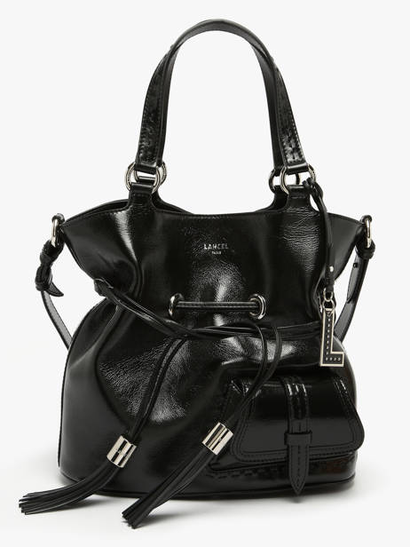 Sac Porté Main Premier Flirt Cuir Lancel Noir premier flirt A13768