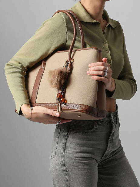 Sac Porté épaule Geneve Miniprix Beige geneve M9447 vue secondaire 1