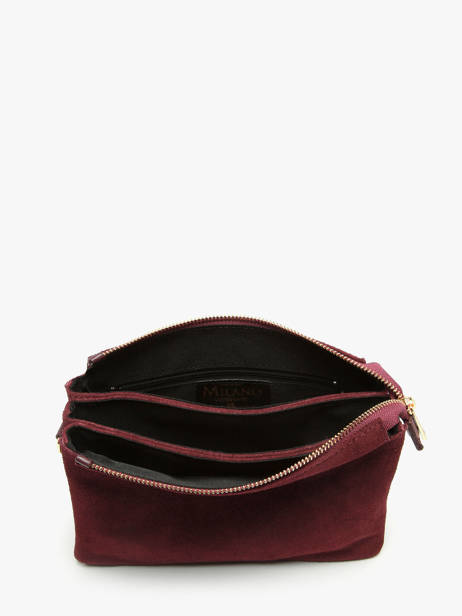 Sac Bandoulière Velvet Caviar Milano Rouge velvet caviar VC24117 vue secondaire 2