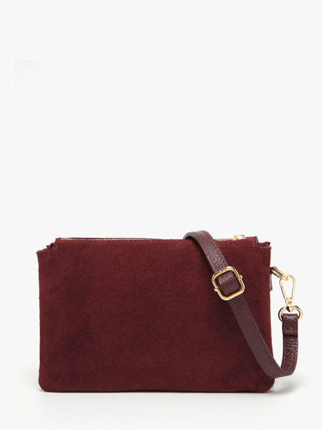 Sac Bandoulière Velvet Caviar Milano Rouge velvet caviar VC24117 vue secondaire 3