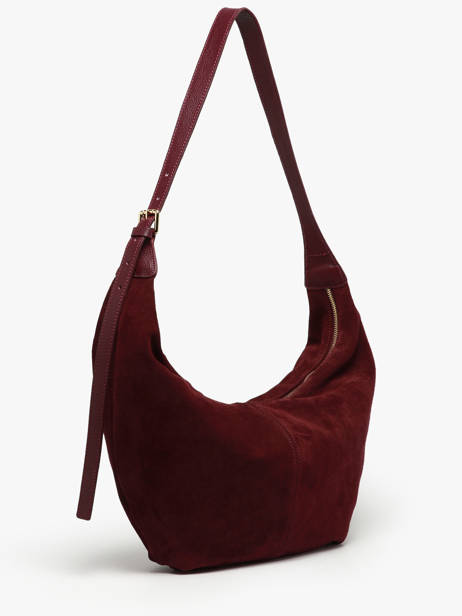Sac Porté épaule Velvet Caviar Milano Rouge velvet caviar VC25091 vue secondaire 1