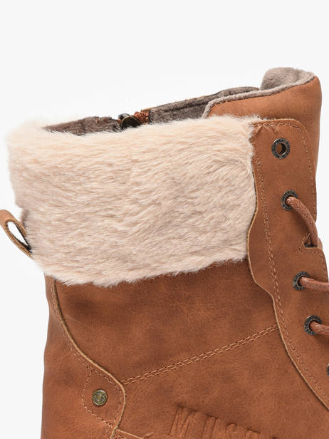 Bottines à Talon Mustang Marron women M0132003 vue secondaire 2