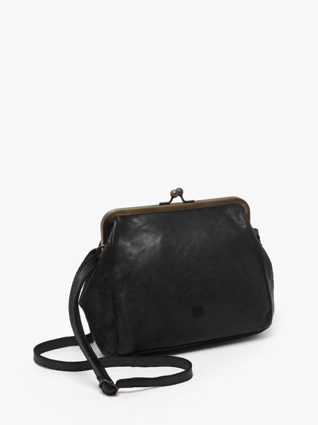 Sac Bandoulière Heritage Cuir Biba Noir heritage BT22 vue secondaire 2