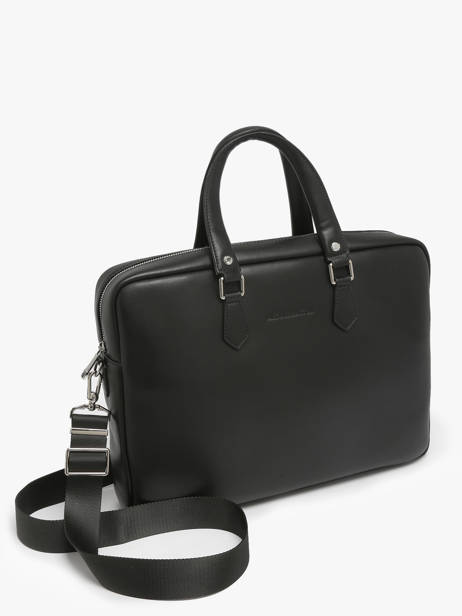 Porte Documents (main) 2 Compartiments Arthur & aston Noir walter 3 vue secondaire 2