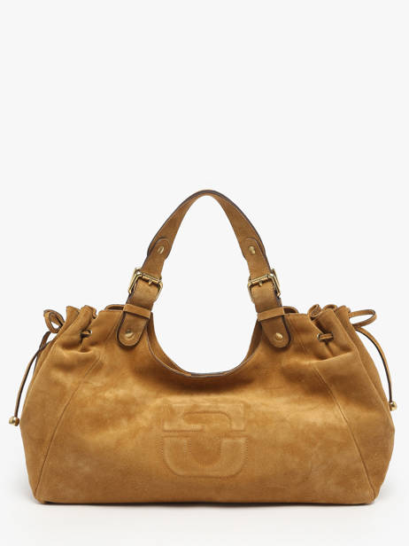 Sac Porté épaule Chiara Cuir De Vachette Gerard darel Jaune chiara DCS84407