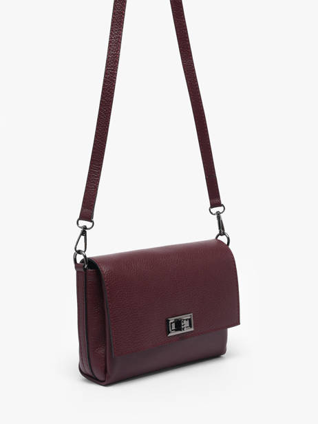 Sac Bandoulière Caviar Cuir Milano Rouge caviar CA24061 vue secondaire 1