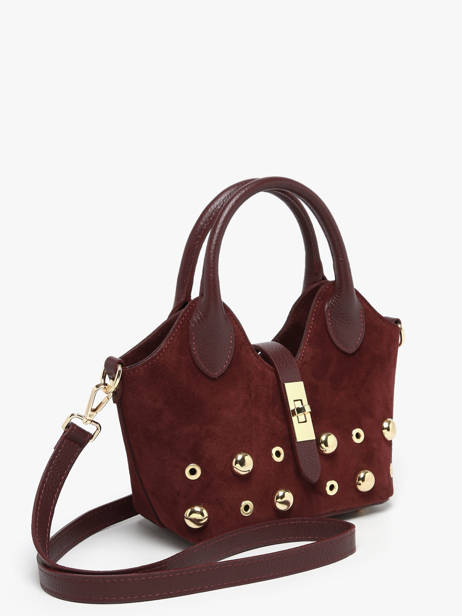 Sac Porté Main Velvet Studs Milano Rouge velvet studs VS25091 vue secondaire 2