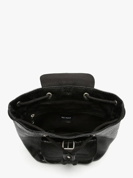 Sac à Dos Eclipse Cuir Paul marius Noir eclipse BAROUECL vue secondaire 2