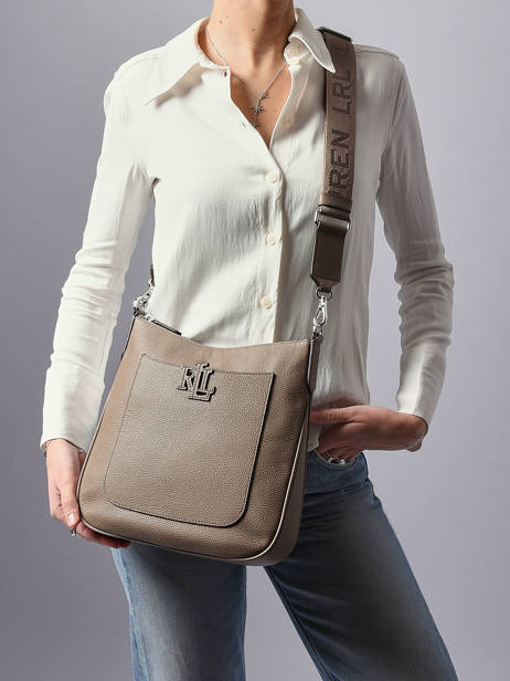 Sac Bandoulière Cameryn Cuir Lauren ralph lauren Beige cameryn 31970152 vue secondaire 1
