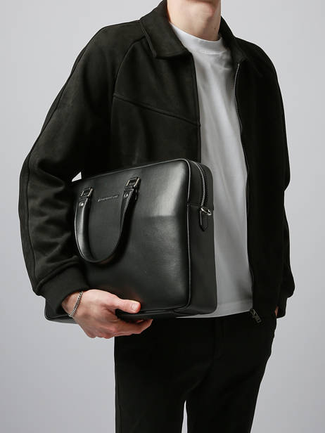 Porte Documents (main) 2 Compartiments Arthur & aston Noir walter 3 vue secondaire 1