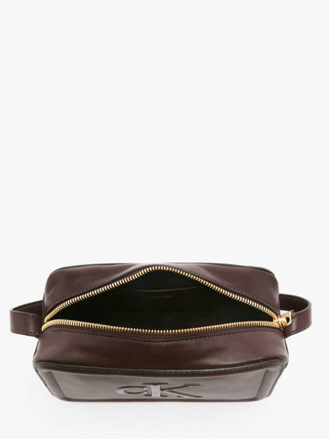 Sac Bandoulière Bold Monogram Calvin klein jeans Rouge bold monogram 4F3220G vue secondaire 2