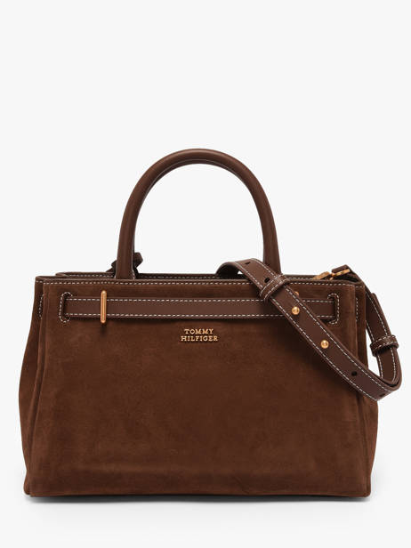Sac Porté Main American Icon Cuir Tommy hilfiger Marron american icon AW18202 vue secondaire 3