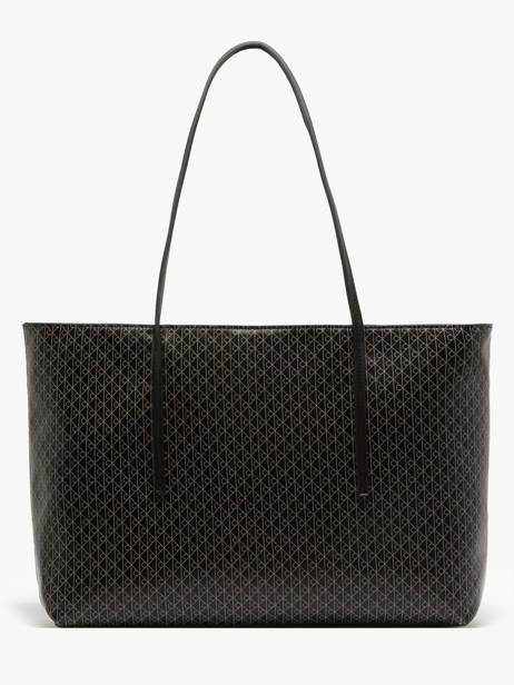 Sac Porté épaule Coated Emblem Polyester Recyclé Calvin klein jeans Noir coated emblem 4F3266G vue secondaire 3