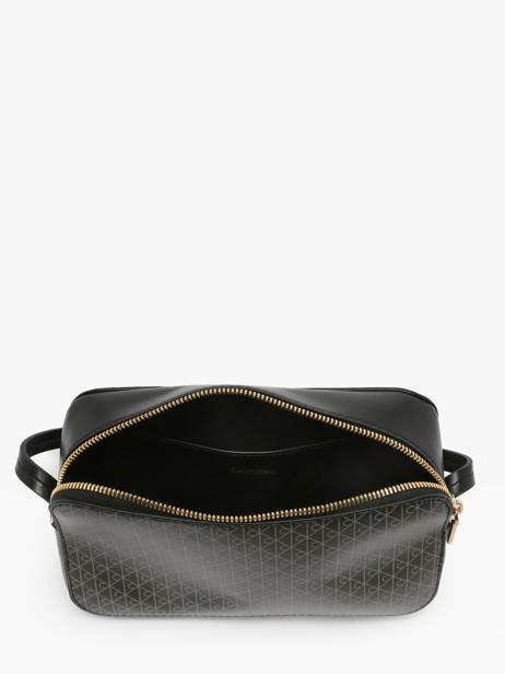 Sac Bandoulière Coated Emblem Calvin klein jeans Noir coated emblem 4F3268G vue secondaire 2