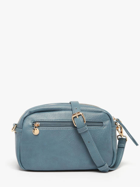 Sac Bandoulière Zip Lulu castagnette Bleu zip ZAER vue secondaire 3