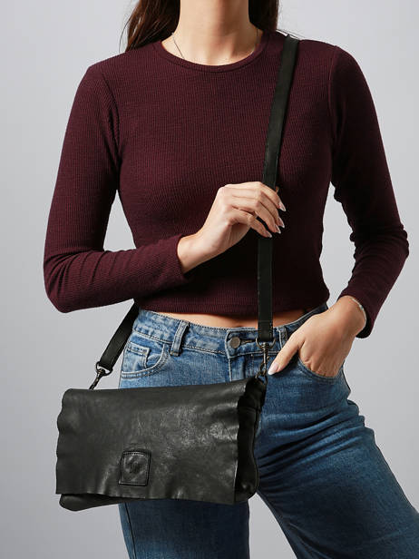 Sac Bandoulière Heritage Cuir Biba Noir heritage BT5 vue secondaire 1