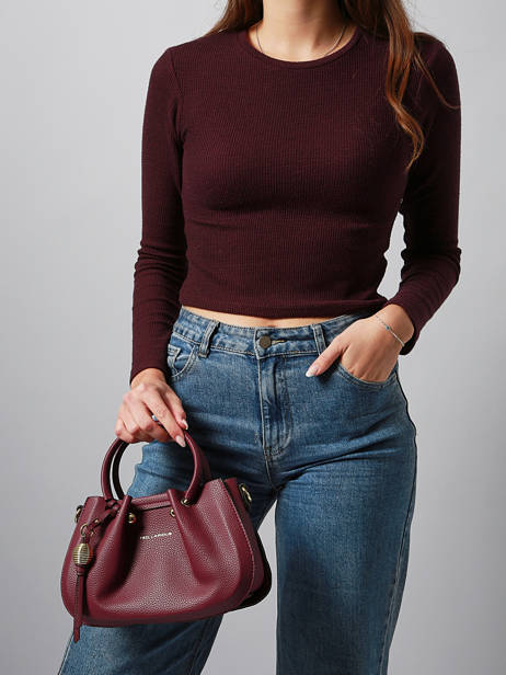 Sac Bandoulière Gretel Ted lapidus Violet gretel TLAU8923 vue secondaire 1