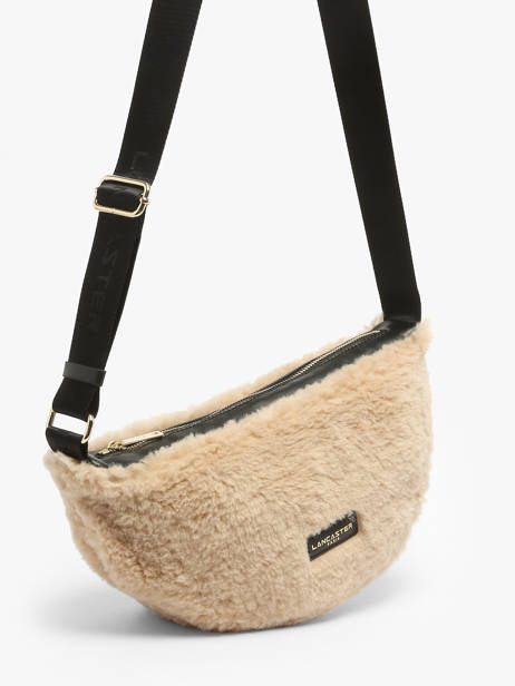 Sac Bandoulière Moumoute Lancaster Beige moumoute 54 vue secondaire 2