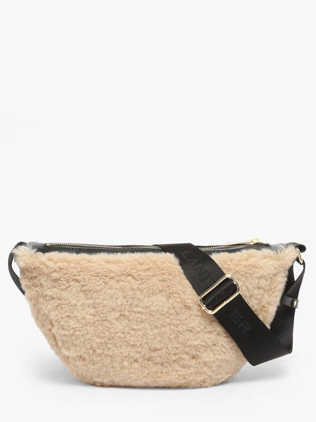 Sac Bandoulière Moumoute Lancaster Beige moumoute 54 vue secondaire 4