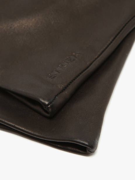 Gants Femme Cuir Etrier Noir accessoires EGLO416G vue secondaire 1