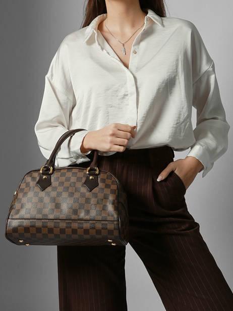 Sac à Main D'occasion Duomo Damier Louis vuitton Marron second life 1553854 vue secondaire 1
